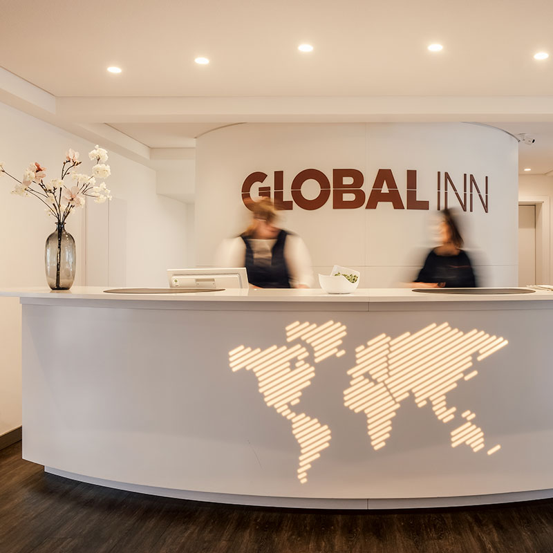 Empfang Global Inn